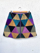 Cargar imagen en el visor de la galería, Mini falda patchwork, talla 2