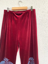 Cargar imagen en el visor de la galería, Pantalón ancho/pretina elastica (terciopelo) (copia)