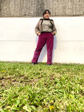 Cargar imagen en el visor de la galería, Pantalón recto cotelé (no elasticado), talla 1