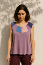 Cargar imagen en el visor de la galería, Polera patchwork, talla 2