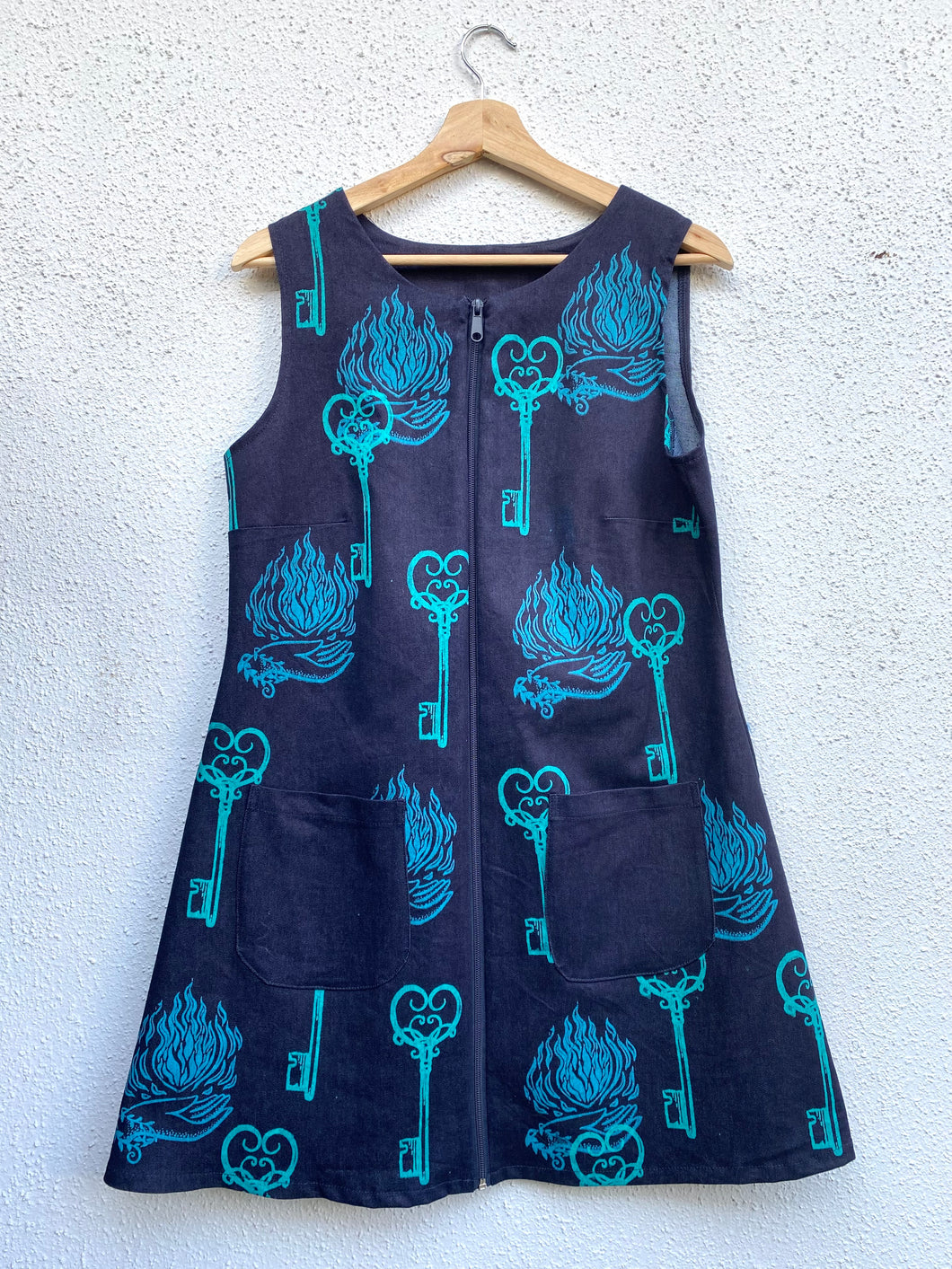 Jumper mezclilla, talla 2