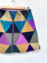 Cargar imagen en el visor de la galería, Mini falda patchwork, talla 2
