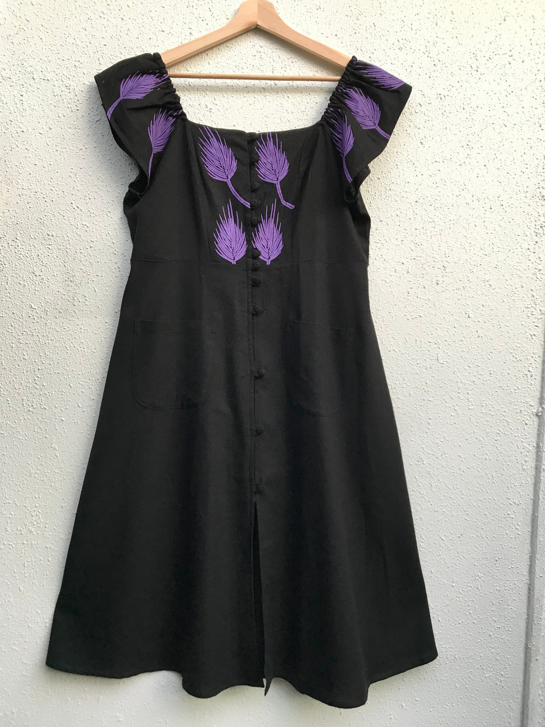 Vestido largo lino, talla 1