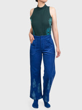 Cargar imagen en el visor de la galería, Pantalón recto cotelé (elasticado) talla 1 y 3
