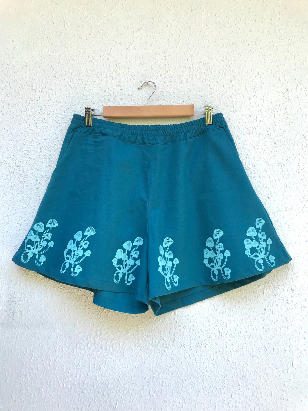 Falda Pantalón petroleo lino, talla 1 y 2