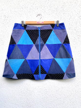 Cargar imagen en el visor de la galería, Mini falda patchwork, talla 3
