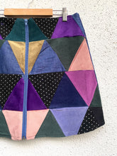 Cargar imagen en el visor de la galería, Mini falda patchwork, talla 1
