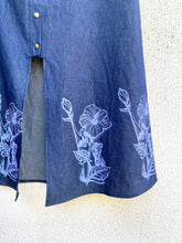 Cargar imagen en el visor de la galería, Falda larga mezclilla, talla 1 y 2
