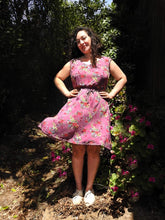 Cargar imagen en el visor de la galería, (Remate) Vestido viscosa, talla 1
